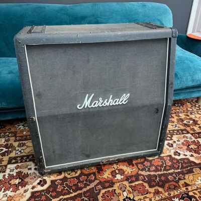 Vintage 1970s Marshall JMP 4×12 Slant Model 1982 Guitar Amplifier Cabinet EMPTY