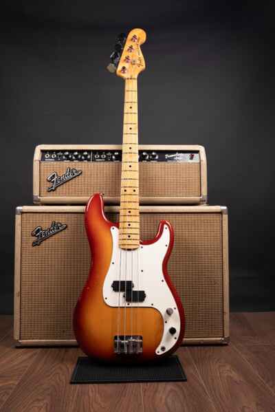 1979-82 Fender USA American International Series P Bass in Sienna Sunburst