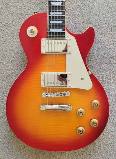 Epiphone 1959 Les Paul Standard Electric Guitar, Aged Dark Cherry Burst, HSC