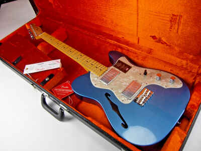 E-Gitarre Fender American Vintage II 1972 Telecaster Thinline Lake Placid Blue