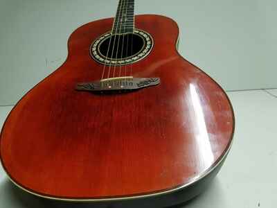 1976 OVATION 1157 - 7 ACOUSTIC  /  THE ANNIVERSARY MODEL - made in USA