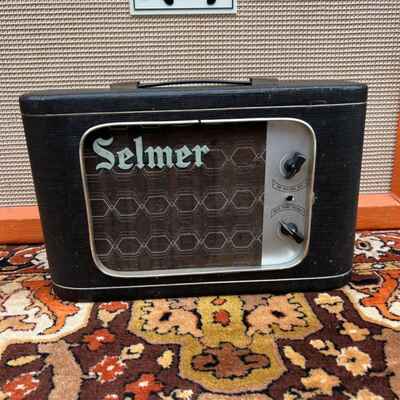 Vintage 1960s Selmer Little Giant 1x8 The Black Period Valve Amplifier Combo