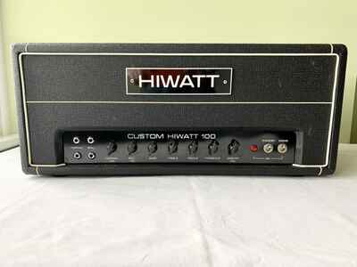 1971 Hiwatt Custom 100 DR103 Vintage Valve Guitar Amp Amplifier, Dave Reeves