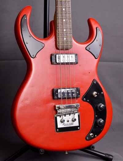 1960s Vintage Burns Baldwin Baby Bison Bass Red Made in England