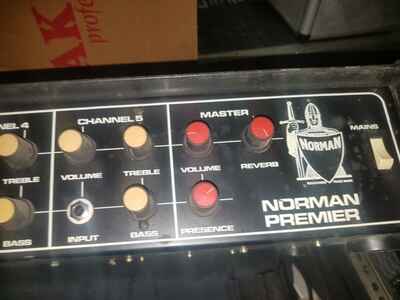 70er Jahre NORMAN PREMIER AMP - Made in UK