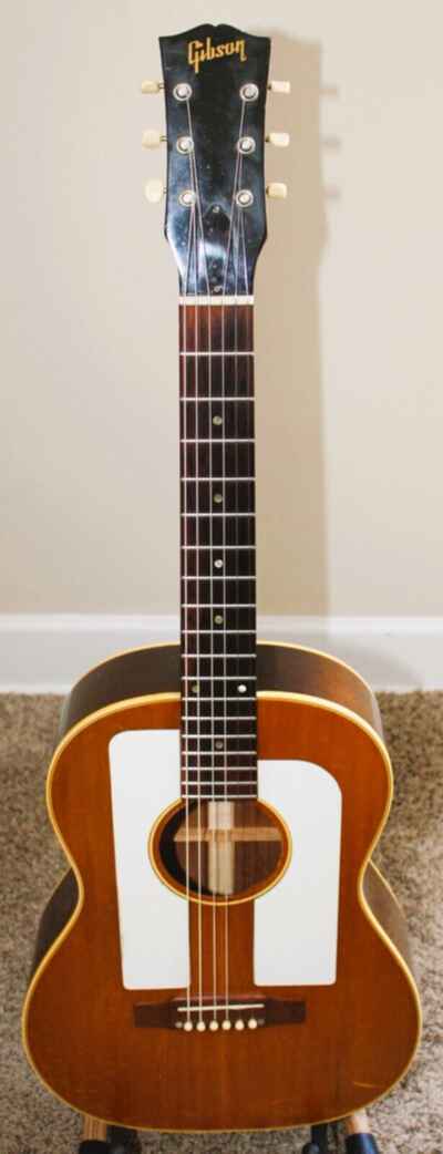 1965 Gibson F-25 Folksinger Acoustic Guitar Natural Finish