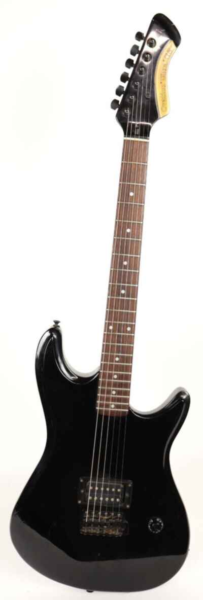 1980s Ovation GS1-J Black Electric Guitar Great