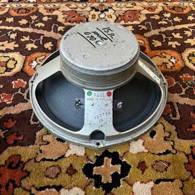 Vintage 1977 Fane 122756 15ohm 12" Speaker Driver *1970s*
