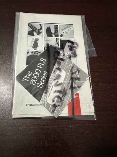 Vintage 1991 Fender Telecaster Strat Guitar Owner Manual Warranty Case Candy