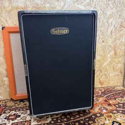 Vintage 1960s Selmer David Croc Skin 1×18 Guitar Bass Goodmans Speaker Cabinet