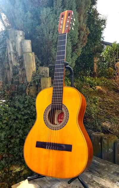 145. vintage Klassik Gitarre DEFIL ,1978, vintage guitar, Poln. Konzert Gitarre