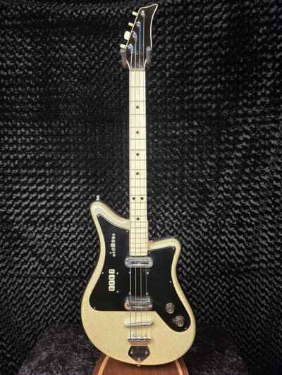 1965 EKO Diamond Bartoloni SPARKLE TOP BASS Guitar By SAM FERRY ITALY ?Video