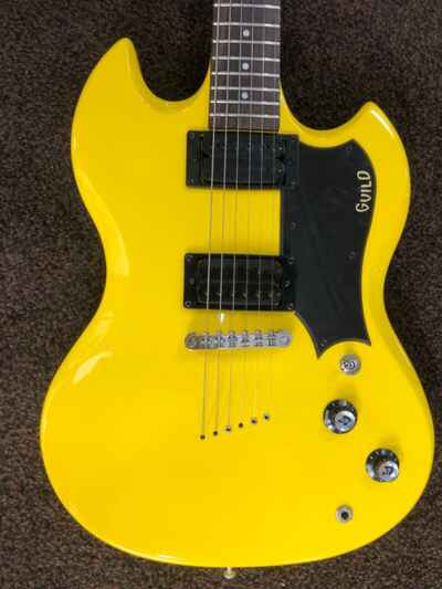 Great Guild Polara Electric Guitar - Voltage Yellow - USED