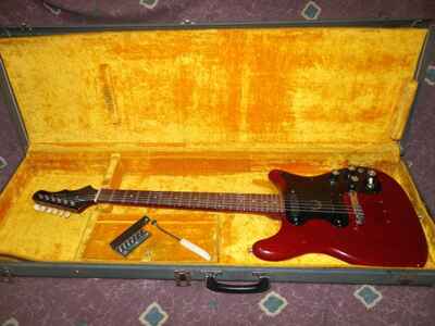 Vintage 1965 Epiphone by Gibson Olympic Double DC Batwing electric guitar  VG