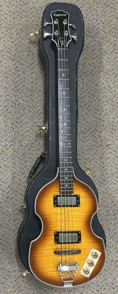 Vintage Epiphone Viola ??Beatles-Style?? Electric Bass With Hard Case