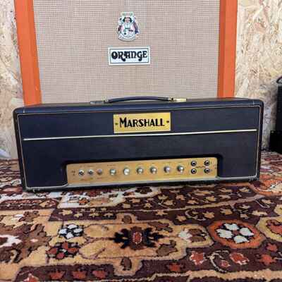 Vintage 1965 Marshall JTM45 MKII *Block Logo* Plexi White Amplifier Head *1960s*