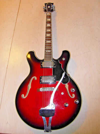 rare E-Gitarre Ibanez Japan semi hollow model 1910 aus den 70ern Fehlteile