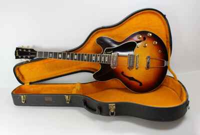 CLEAN 1967 Vintage Gibson ES-330 Sunburst  ~ ALL Original ~  +OHSC USA 1960
