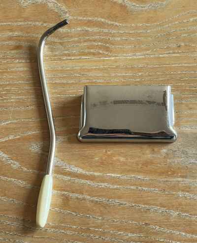 1958 Fender Stratocaster Bridge Cover & Tremolo Bar