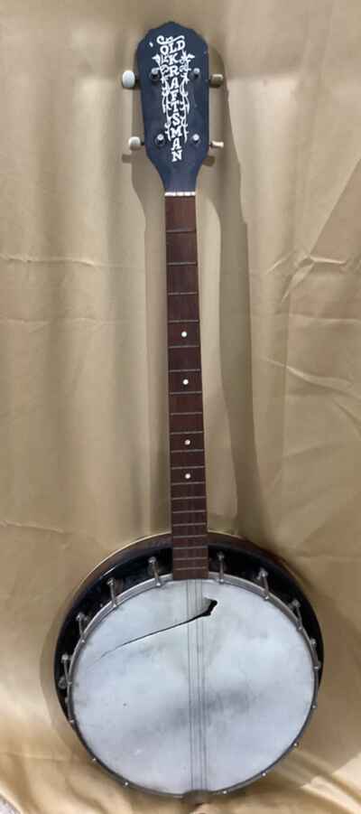 Vintage 50s-60s Kay Made??old Kraftsman 5 String Resonator Banjo