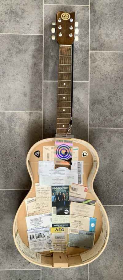 Gutted Kay Guitar Shelf / Display + 21 Vintage Tickets + VIP AlterBridge Pass