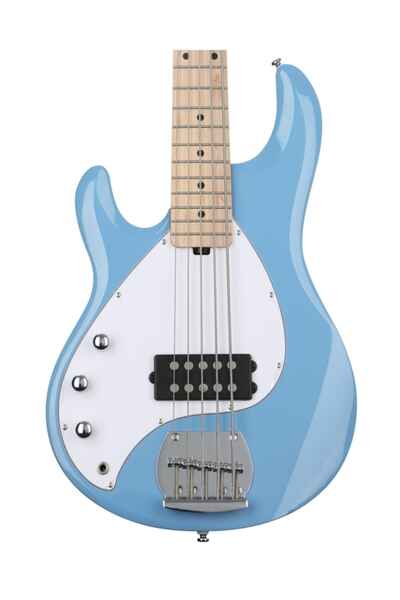 Sterling By Music Man StingRay RAY5 Bass Guitar Left-handed - Chopper Blue