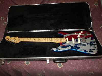 1994 Fender Aluminum Stars and Stripes Stratocaster VG++