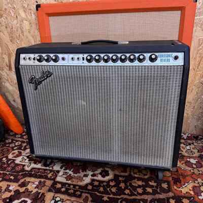 Vintage 1979 Fender Vibrosonic Reverb 1x15 Silverface USA Amplifier Combo w /  EVM