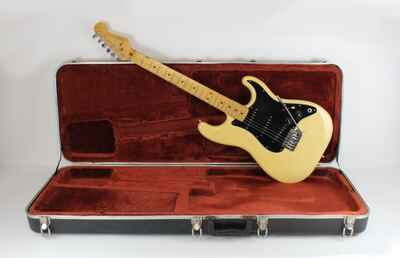 1983 Vintage Fender Standard Stratocaster Dan Smith Era Olympic White  ~ MINTY ~
