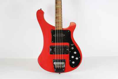1988 Rickenbacker 4003 Rare Red Finish Over Black Parts BH BT +OHSC USA 1980s