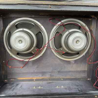 Pair 2x Vintage 1965 Celestion Vox Silver Alnico 8ohm T1088 12" Speakers *1960s*