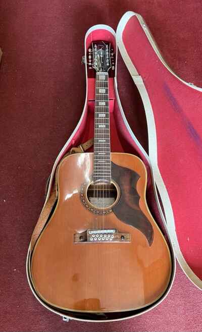 ORIGINAL EKO RANGER XII 12 STRING VINTAGE GUITAR WITH CASE
