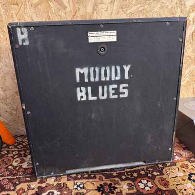 Ex The Moody Blues Vintage 1971 Hiwatt SE4122 4x12 Guitar Amplifier Cabinet Fane