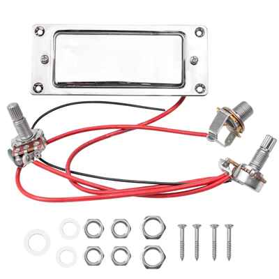 Pre-Wired Guitar Pickups, Humbuckers Wiring Harness Parts For Cigar Box Elect