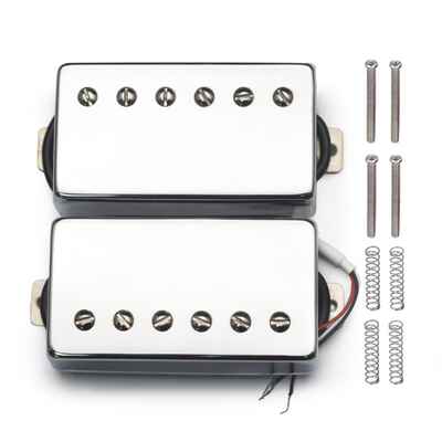 SAPHUE Alnico 2 Humbucker Guitar Pickup 4 Coil Cable 7 5k / 8 6k Coil Splitting