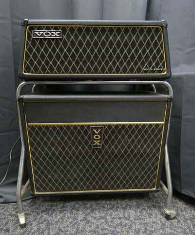 1967 Vox Buckingham V1121 Amplifier and Speaker Cabinet w /  Tiltback Trolley