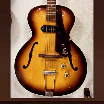 Vintage 1959 Epiphone E422T Century Sunburst Hollow Body Electric Guitar