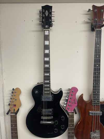 Kay Vintage Retro Lp Style Electric Guitar Black 6 String K-30? 4 / 4 Right Handed