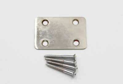 1974 Vintage Gibson L6-S / S-1 Midnight Special Neck Plate w / Original Screws 1970s