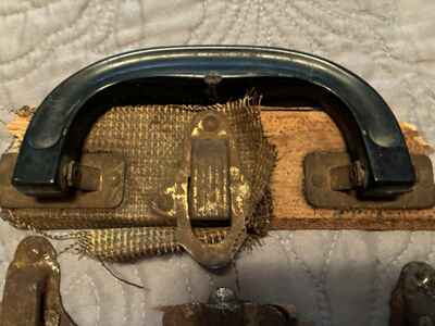 1950??s Vintage Valco Tweed Guitar Case Handle-Bakelite?-& Closure Hardware
