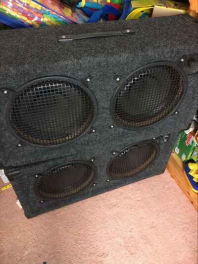 2x Speaker cabinets loaded with early 70s celestion speakers!! BARGAIN! 