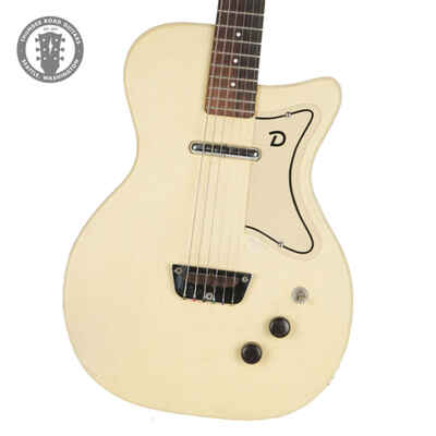 1956 Danelectro U1 Grained Ivory Leatherette