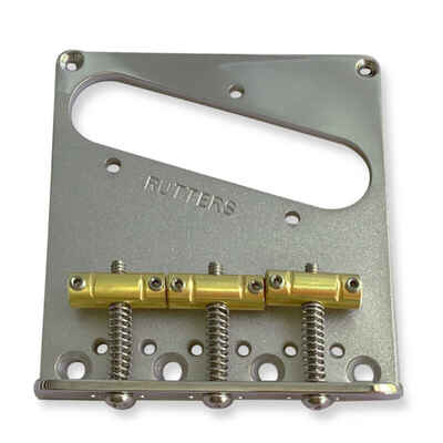 Rutters American Professional Tele Bridge with Brass Comp Saddles