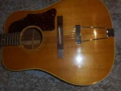 Gibson B45 12   1967  Blond   With New Gibson Case
