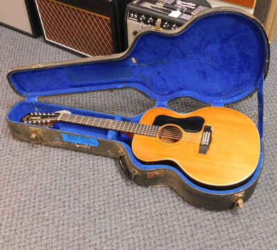 Vintage 1974 Guild F-212XL 12-String Acoustic Guitar w /  Original Case! VERY NICE