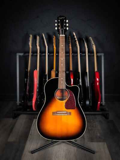 Epiphone ??Inspired by Gibson?? J-45EC Acoustic / Electric Guitar - Vintage Sunburst