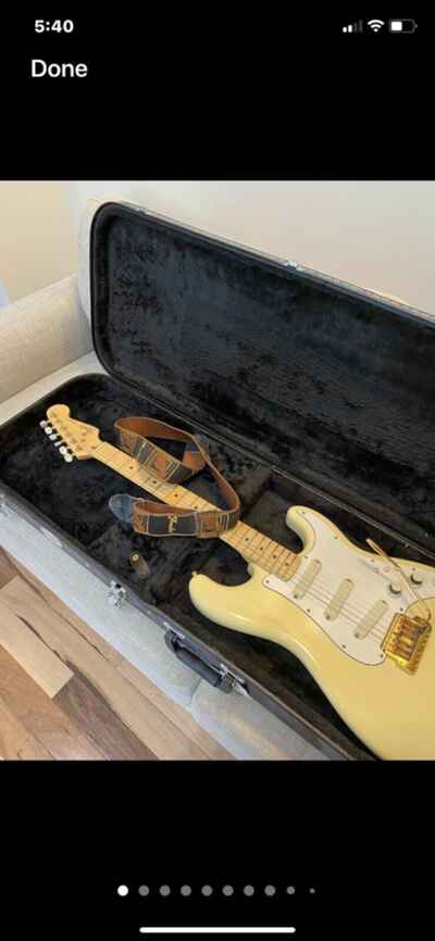 fender stratocaster gold elite Vintage 1983