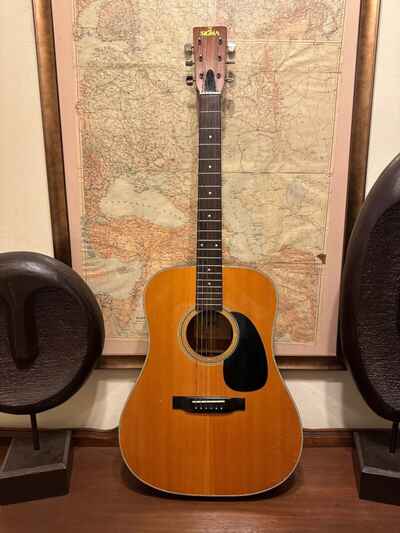 Vintage Martin Sigma DM-5 Mahogany Acoustic Guitar, Hard Case, Same Day QuikShip
