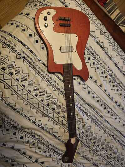 1965 Kay K-310 red vintage electric guitar USA Rare