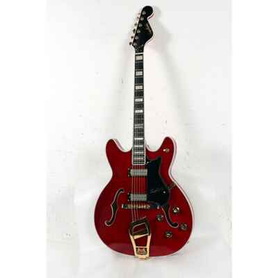 Hagstrom 67 Viking II Hollowbody Guitar Transparent Wild Cherry 197881058555 OB